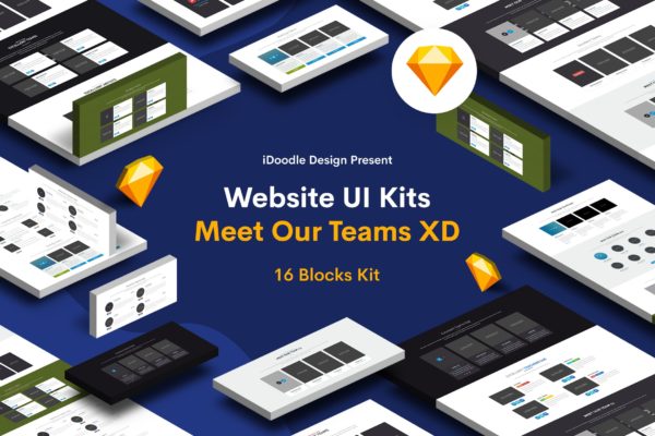 网页 UI Kits 原型素材大合集下载（Sketch）