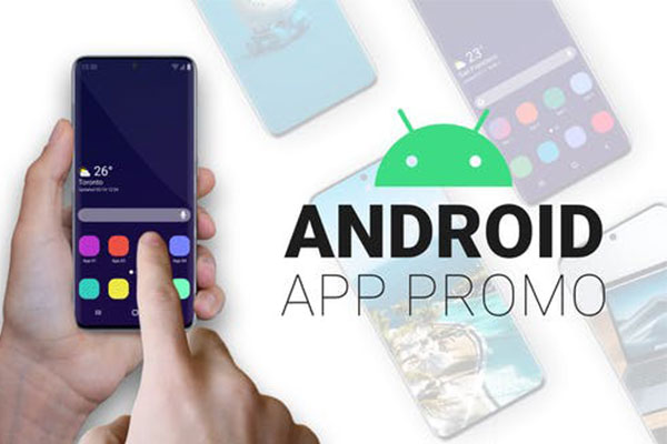 Android手机应用促销演示视频ae模板