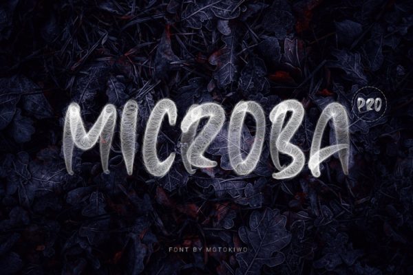 微生物&病毒效果独特SVG字体素材