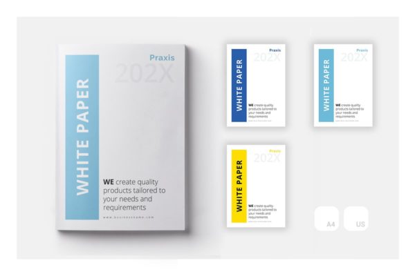 公司简介/企业文化白皮书手册设计模板