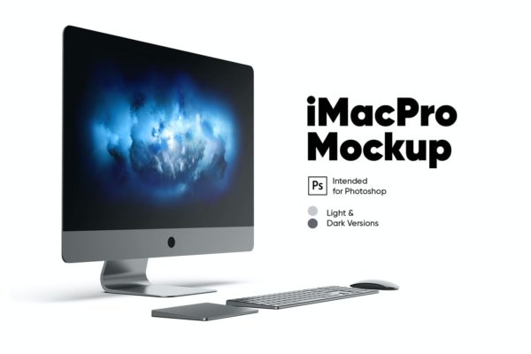 iMac ProUI样机展示模型mockups