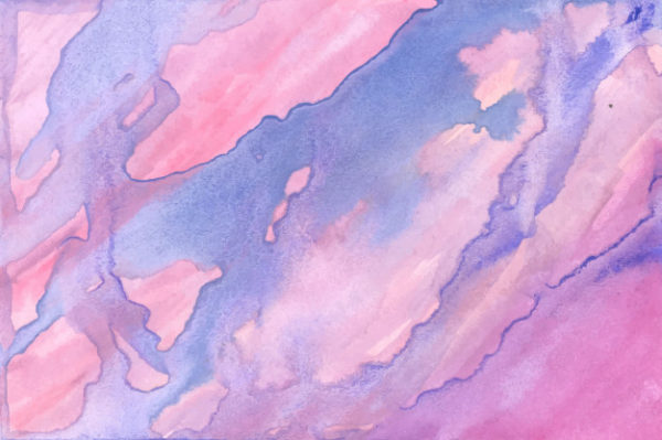 抽象的蓝色粉红色水彩纹理背景[EPS]