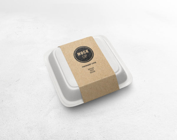食品盒纸制工艺样机模型[PSD]