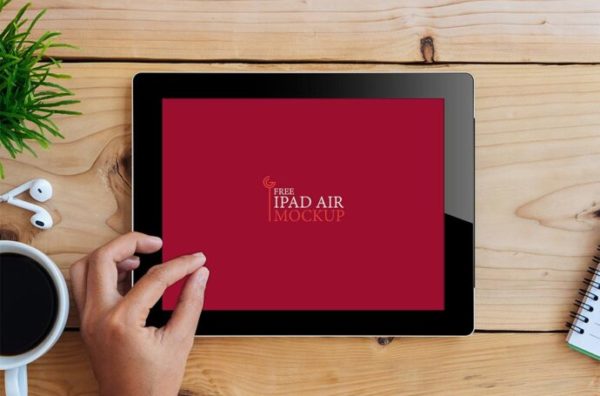 iPad Air的桌面模型