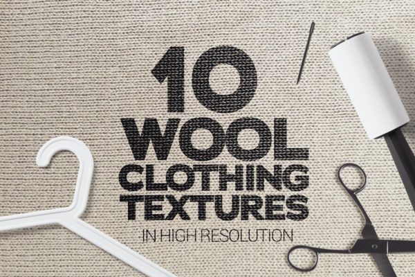 10个羊毛针织毛衣质感背景底纹纹理集合