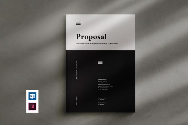 商业计划书/企业项目提案手册设计