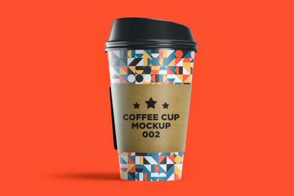 外卖咖啡杯纸杯品牌设计样机（11）（PSD）