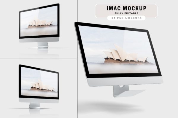 iMac 电脑样机（PSD）