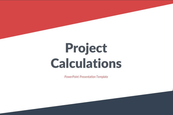 财务管理项目计算PowerPoint演示模板