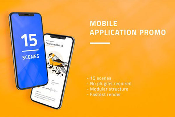APP移动应用促销/演示视频AE模板