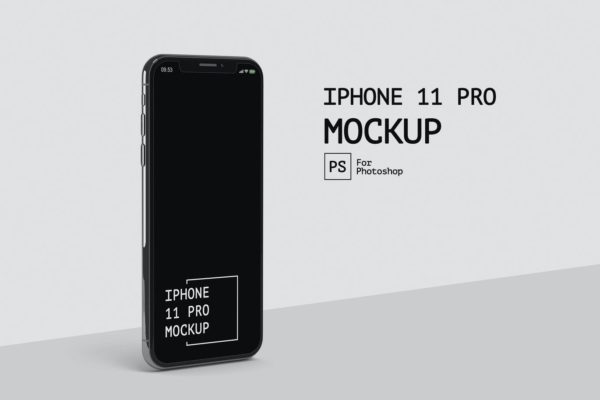 iPhone 11 Pro 侧面预览展示样机（PSD）