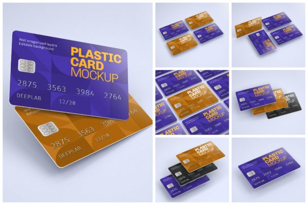 IC卡银行卡塑料卡模型样机（PSD）