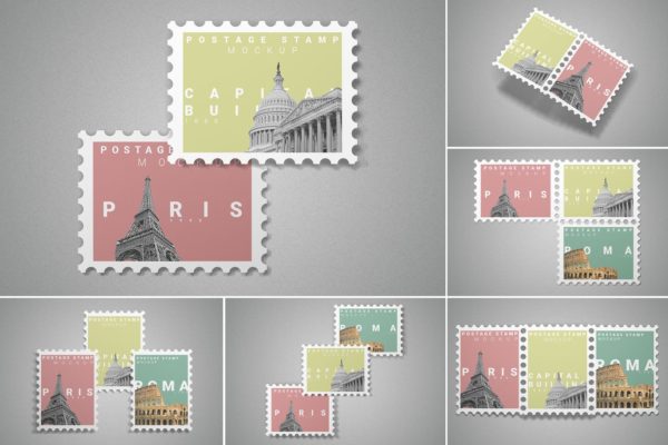 邮票模型样机（PSD）