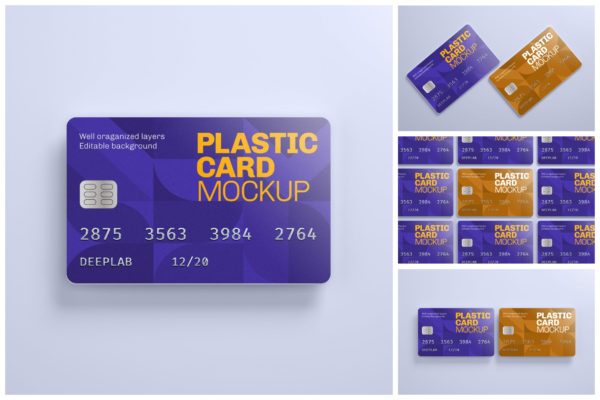 塑料卡IC卡信用卡银行卡模型样机（PSD）