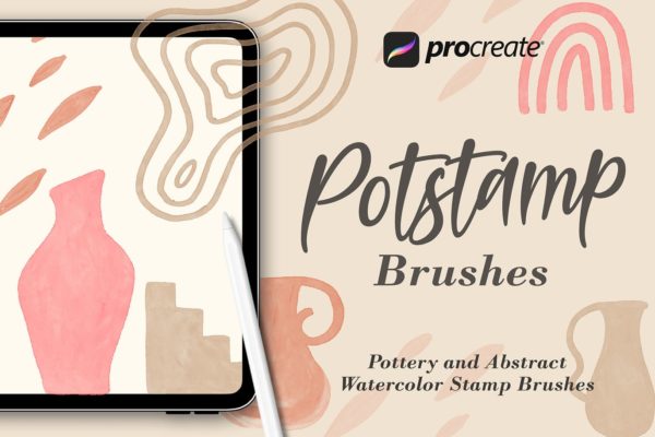 各种抽象图形的procreat笔刷（brushset）