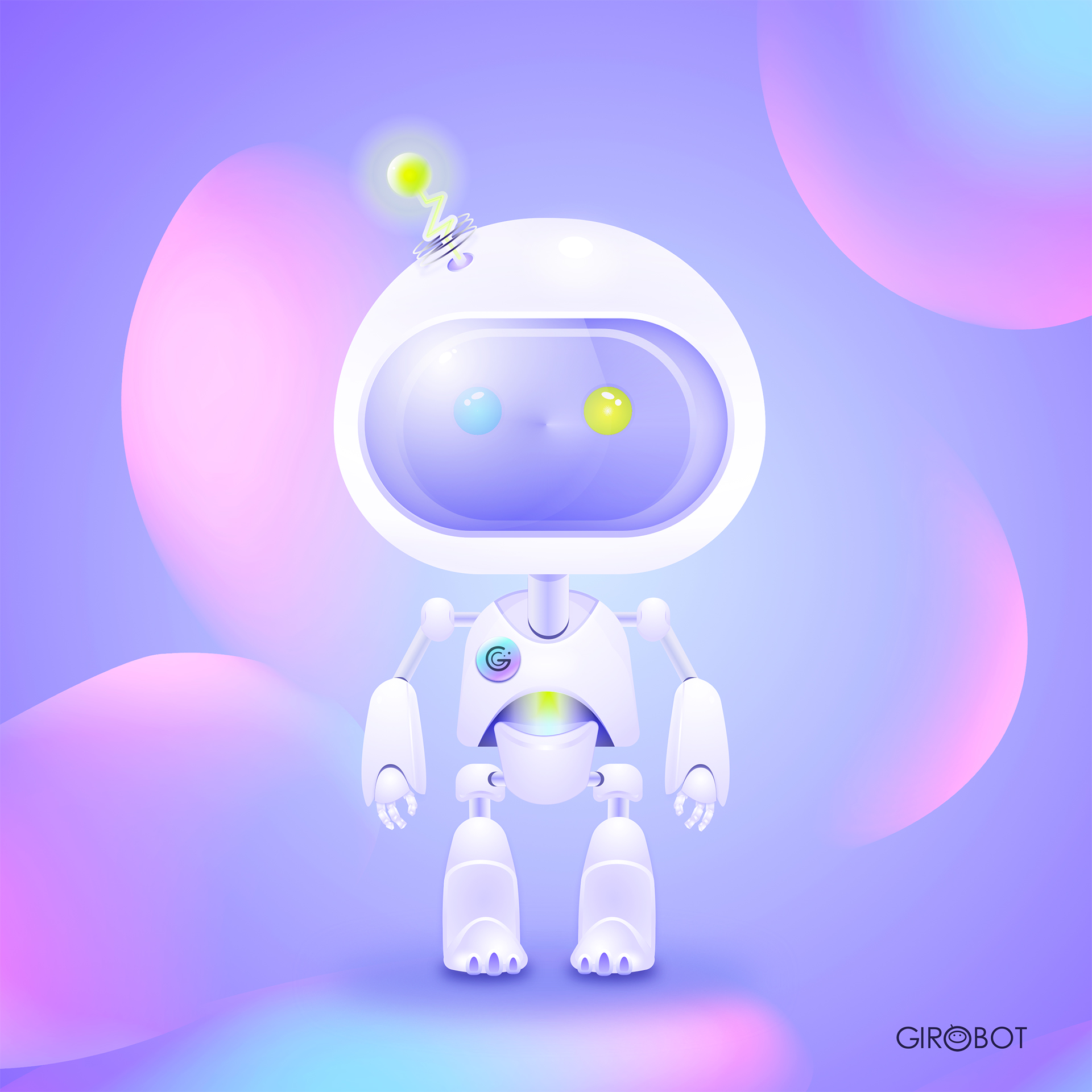 Girobot Girobot—萌宠AI机器人 - 云瑞设计