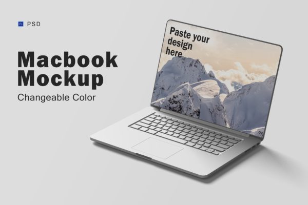 Macbook 电脑样机（PSD）