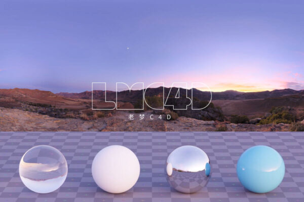 基亚拉漂亮的黎明日出天空HDRI贴图材质（HDR）