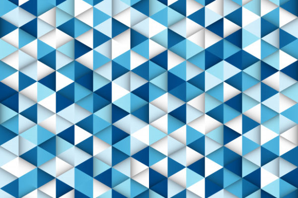抽象渐变蓝色三角形矢量背景图素材[eps]