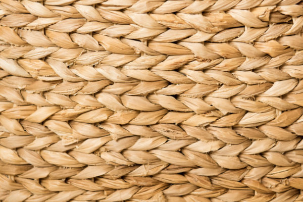 柳条篮子编织材质背景