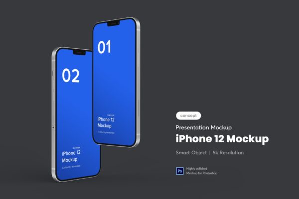 iPhone 12多角度样机（PSD）