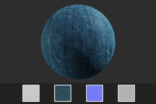 无缝牛仔布面料材质下载（JPG）