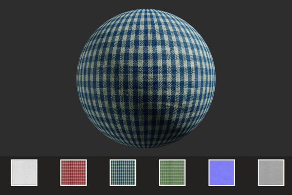 无缝格子纹面料材质下载（JPG）