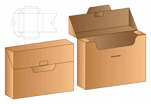 盒子包装设计模切模型