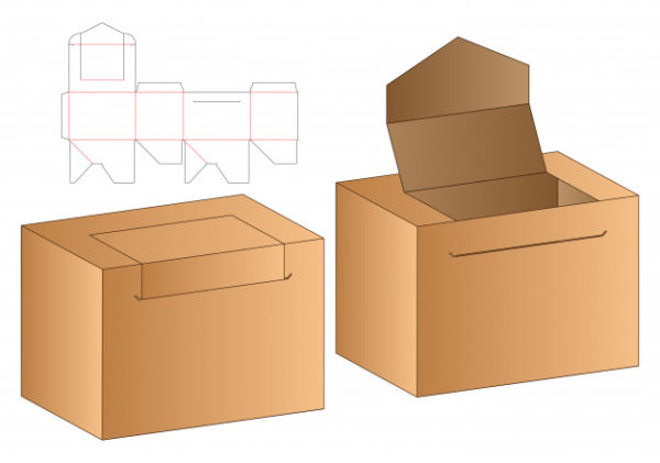 盒子结构设计模切模板