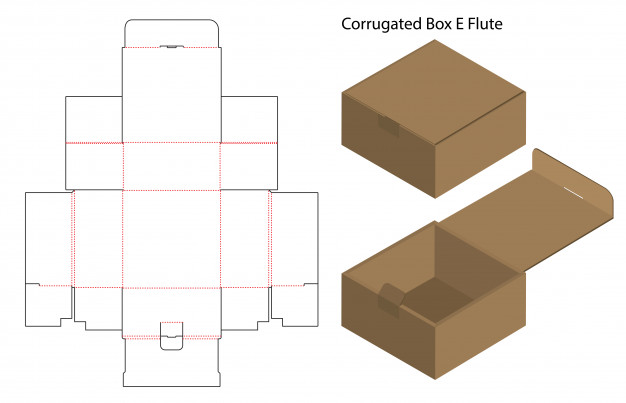 筒形盒子结构图图片