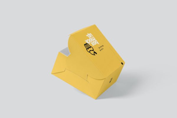 方形食品盒模型样机（PSD）