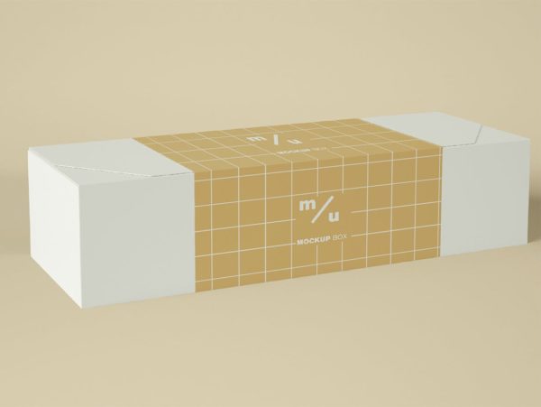 品牌礼品纸盒模型（PSD）