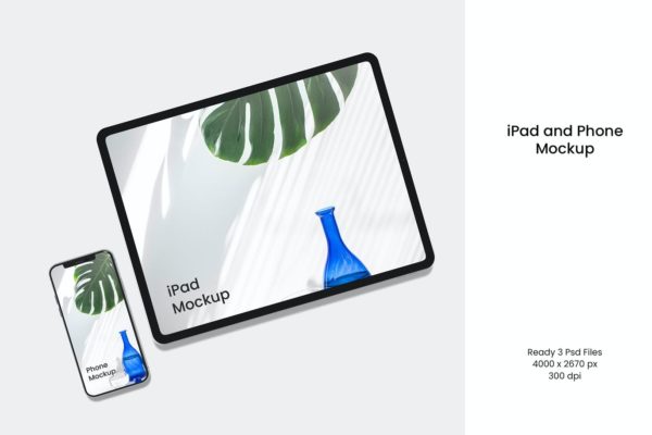时尚高端逼真质感的iPhone&iPad APP UI样机展示模型mockups