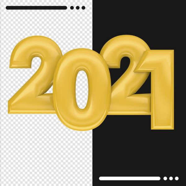 2021新年快乐3D渲染素材