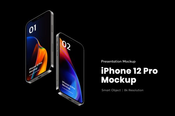 iPhone 12 Pro应用程序模型[PSD]