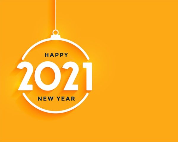 2021新年快乐贺卡牛年素材