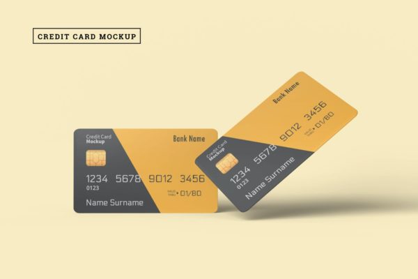 银行卡信用卡展示模型