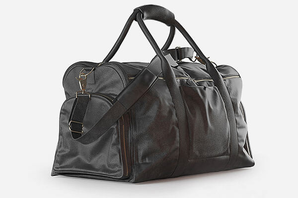 皮质手提行李袋3D模型下载（OBJ，FBX）