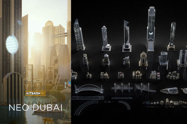 35GB+迪拜Dubai典型风格建筑3D模型大合集下载（Max,C4D,Blend,OBJ,FBX,MA,META,Uproject）