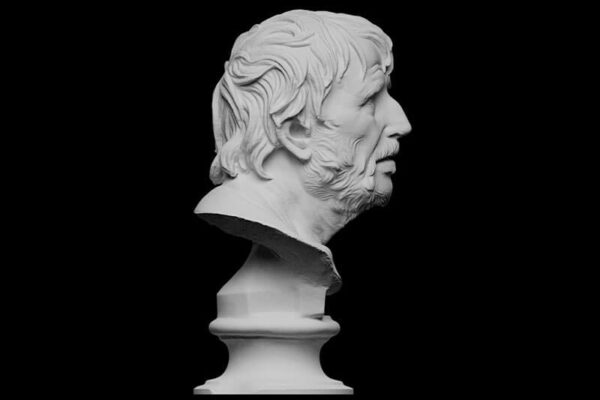 伪塞内卡，赫西奥德（海盗）肖像雕塑3D模型免费下载（FBX,C4D可用）