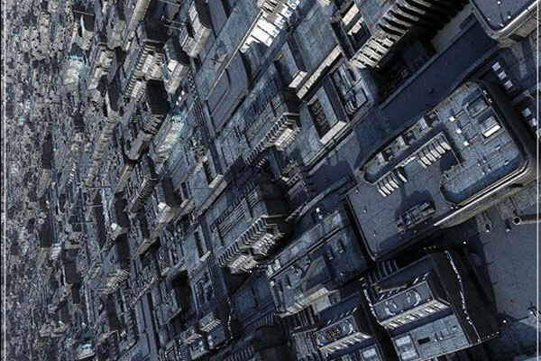 20个外星科幻基地结构模型预设库（lib4d）