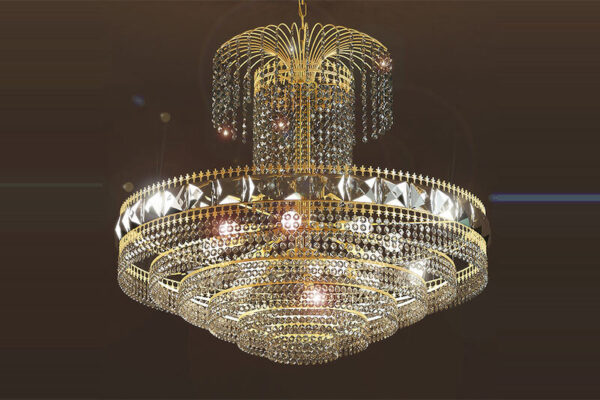 豪华风格的客厅(酒店大堂)吊顶灯3D模型下载(MAX,OBJ)