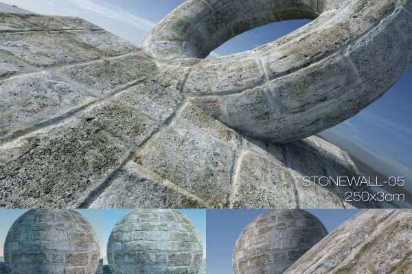 优质石头石墙材质贴图下载（jpg）