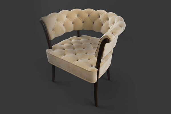 维索纳里扶手椅3D模型（FBX，MAX）