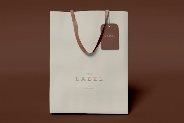 品牌纸袋设计展示样机 (PSD)