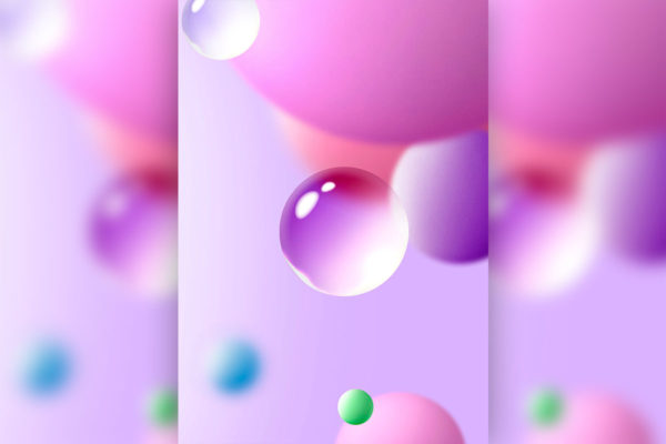 水滴圆球抽象背景图形设计psd素材