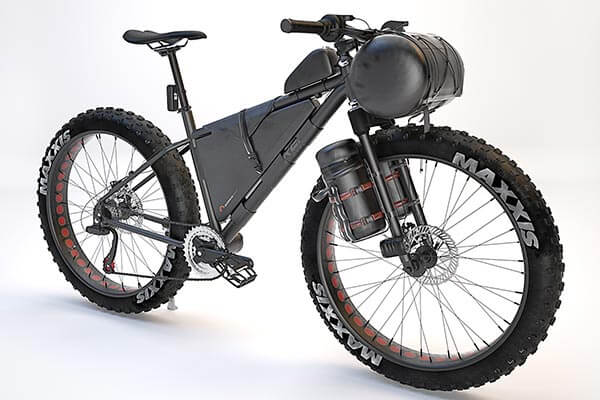 粗轮山地自行车3D模型下载（FBX，MAX）