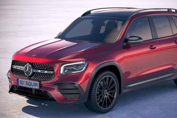 梅赛德斯-奔驰 GLB AMG 2020 3D汽车SUV模型下载（OBJ,FBX,MAX）