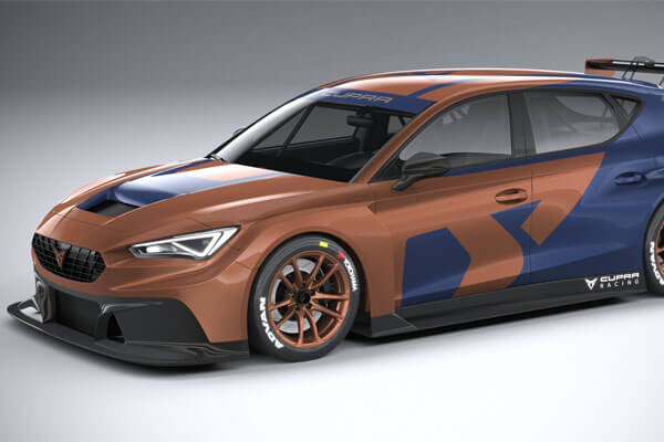 西雅特Seat Leon Cupra Competicion 2020 跑车 3D 模型下载（OBJ,Max,FBX）