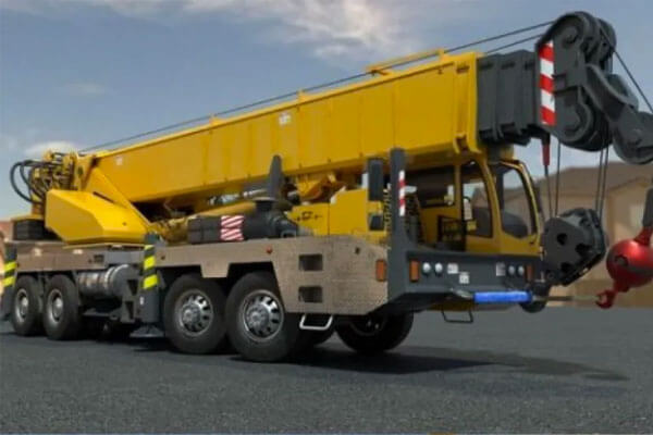 常用吊车起重机卡车完整3D模型下载（OBJ,FBX,MAX）